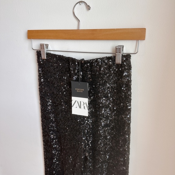 Zara Sequin Pants - Picture 2 of 2